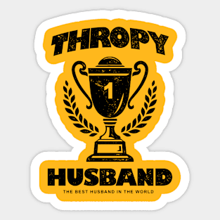 Trophy Husband Sticker